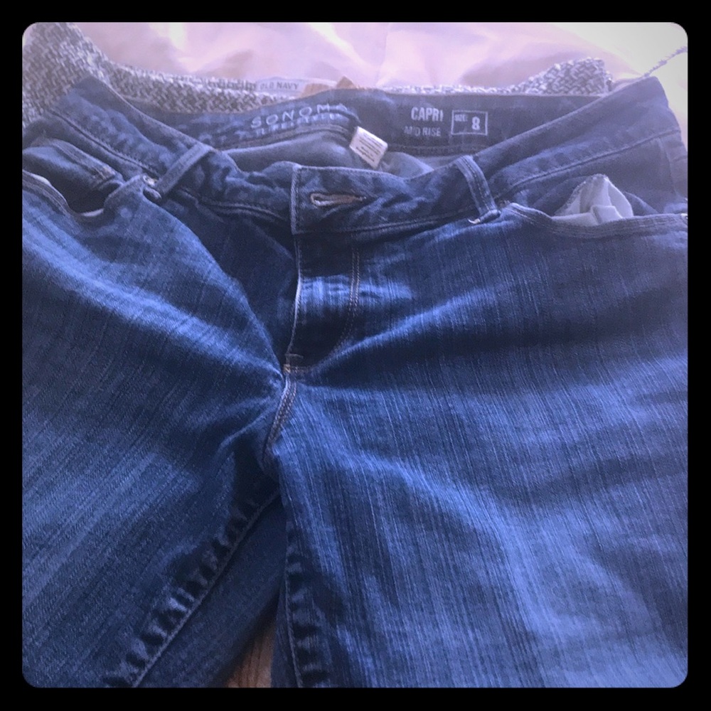 Cropped jeans